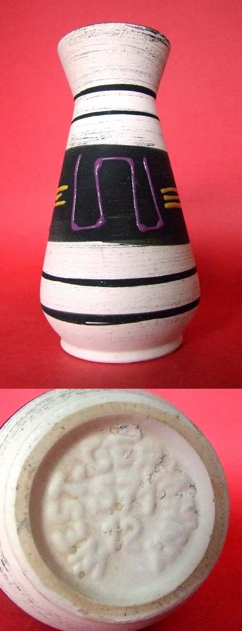 bay keramik 571-12 schwarz lila gelb auf wei_coll