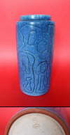 mystery studio vase blau cylindrical mit riss  - selbe Marke bei 3 grne mystery vases COLLAGE