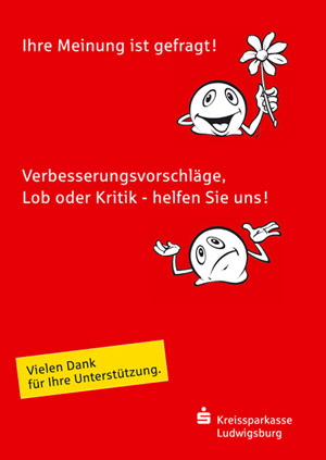 Kreissparkasse Ludwigsburg, Kunden-Feedback