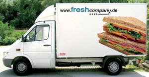 LKW Beschriftung freshcompany.de